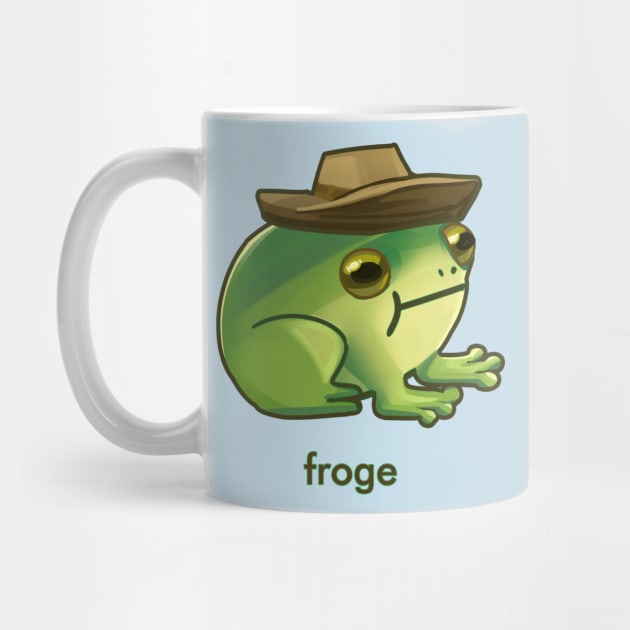 Frog Cowboy by evumango